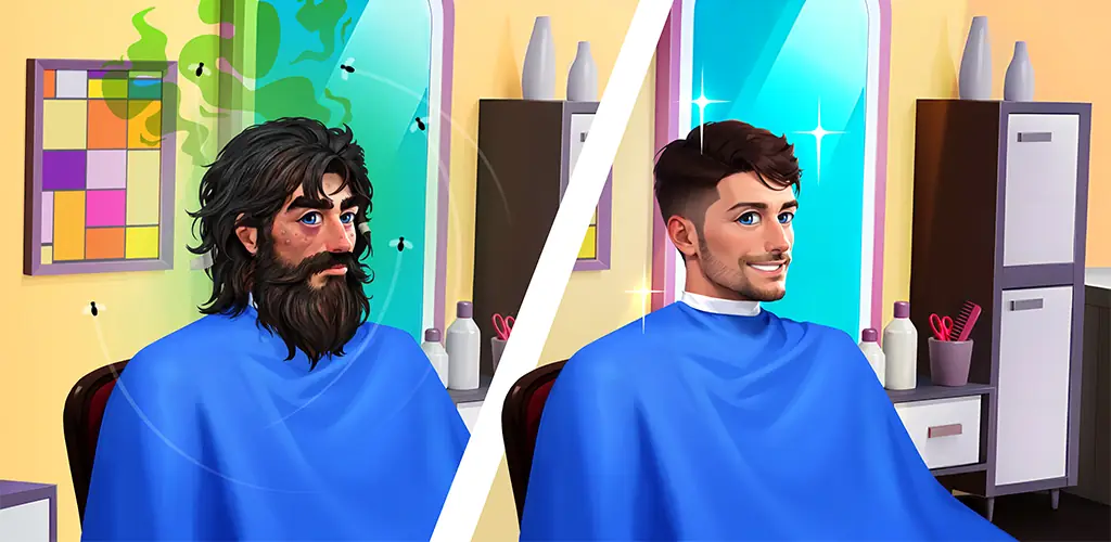 Hair Tattoo: Barber Shop Game joc copertă pentru Android