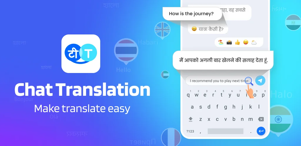 Hi Translate - Переводчик чата приложение обложка для Android