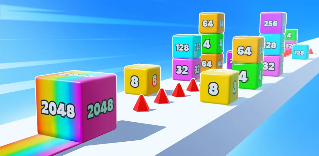 Jelly Run 2048 เกม ภาพปกสำหรับ Android