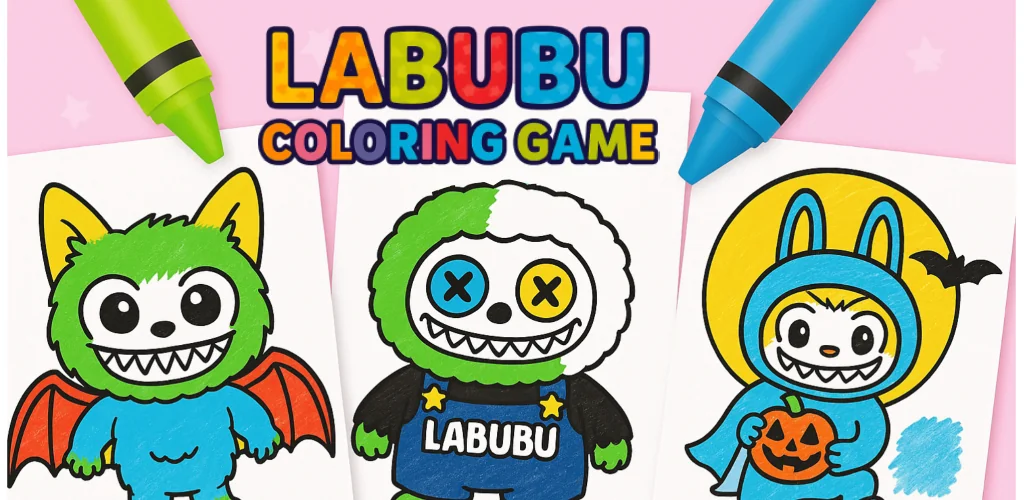 Jogo de colorir labubu jogo arte da capa para Android