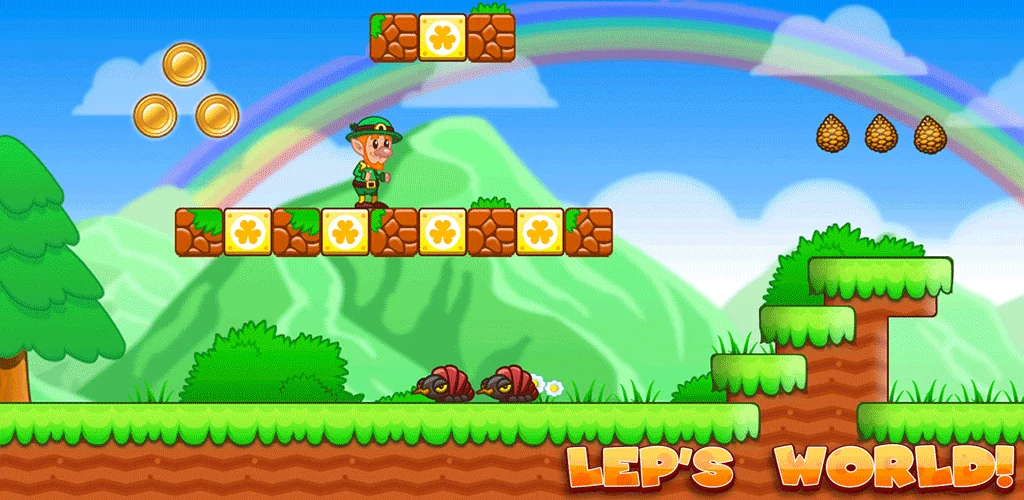 Lep's World игра обложка для Android