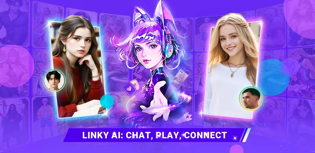 Linky AI: Chat, Play, Connect приложение обложка для Android