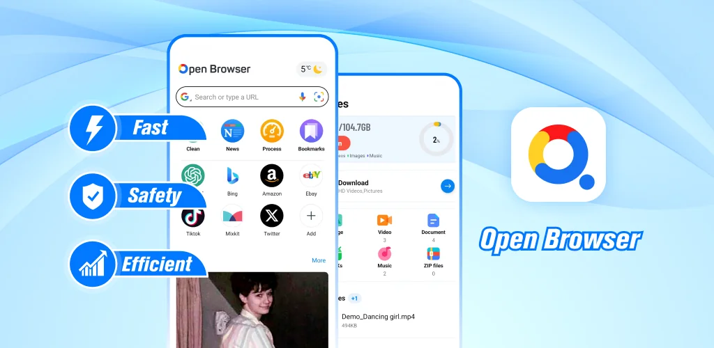 Baixar Open Browser - Smart & Safe (apk) para Android