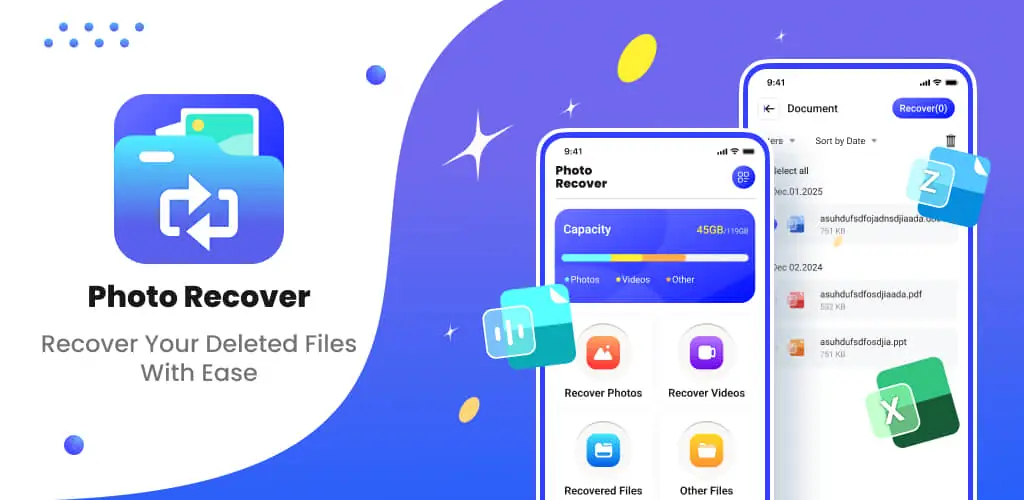 Photo Recover-File Recovery kb borítókép Androidhoz