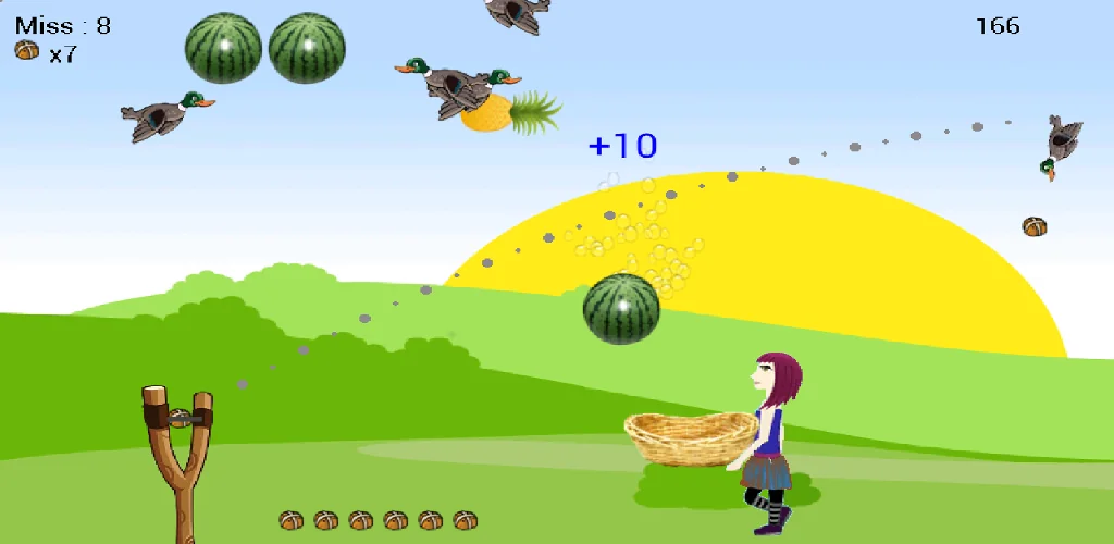 Shoot Girl's Fruits juego carátulas para Android