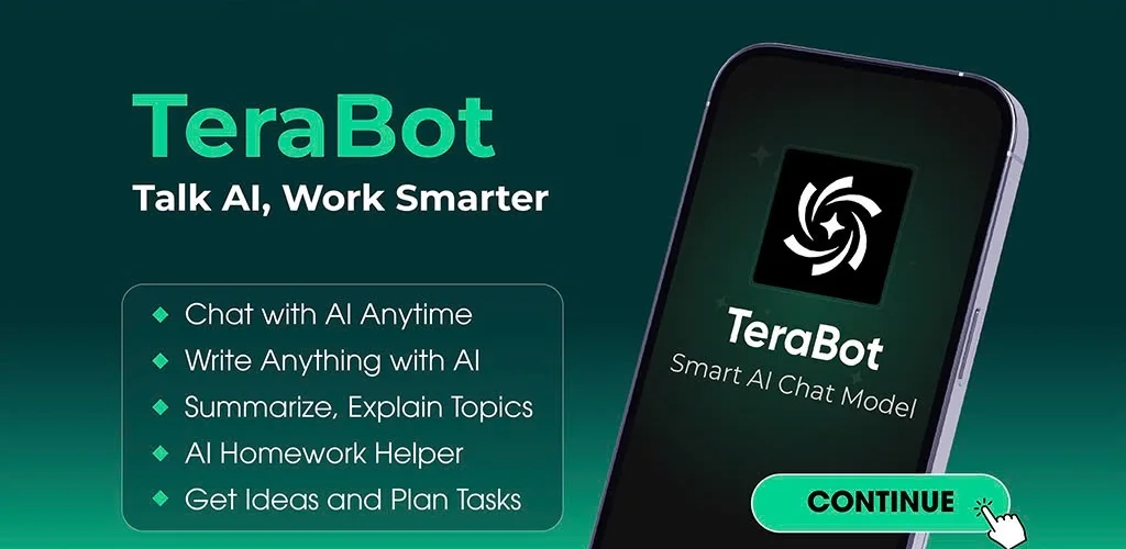 TeraBot: AI Chat, AI Photo aplikacja okładka dla Androida