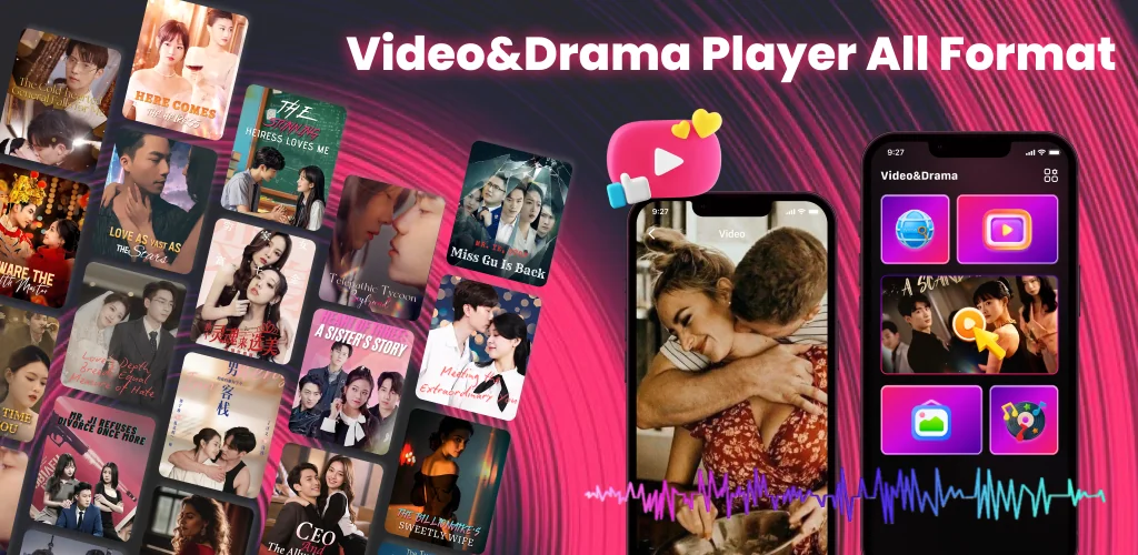 Video&Drama Player All Format برنامج غلاف فني للأندرويد