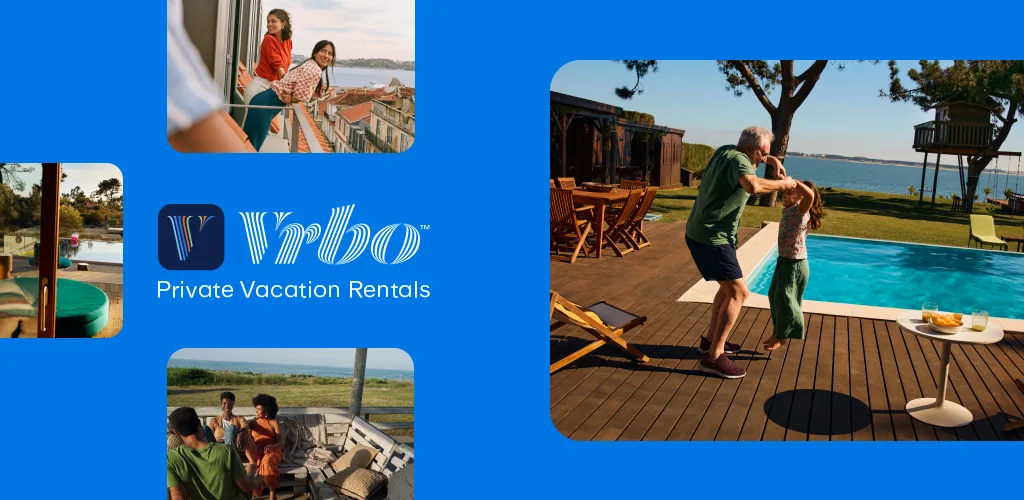 Vrbo aplikace obálka pro Android