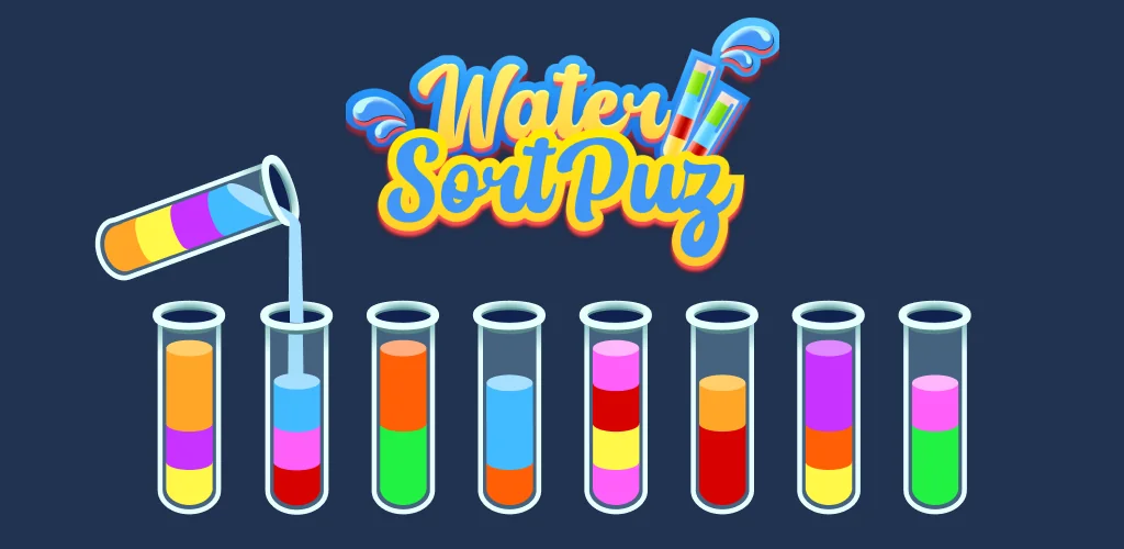 Water Sortpuz - Головоломка игра обложка для Android