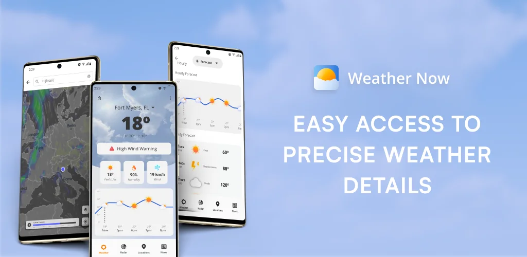 Weather Now Launcher - Radar kb borítókép Androidhoz
