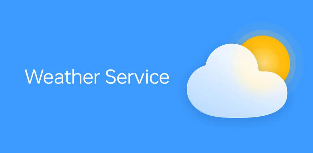 WeatherService application cover art for Android