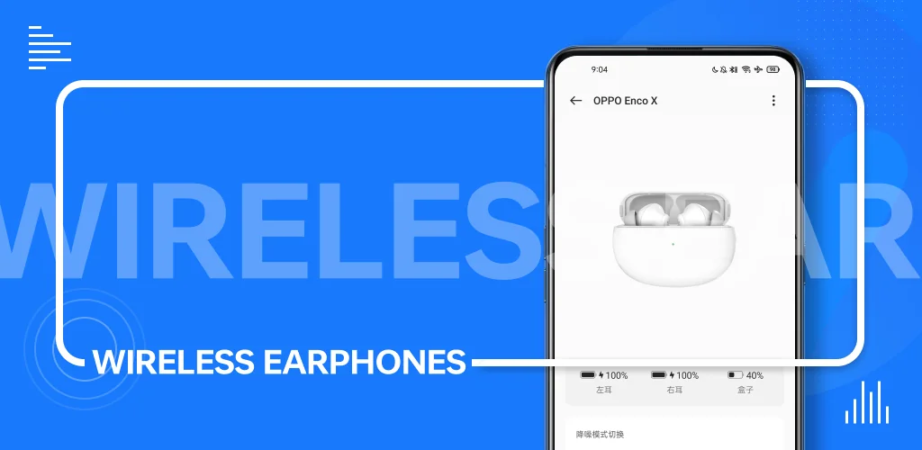 Wireless Earphones برنامج غلاف فني للأندرويد