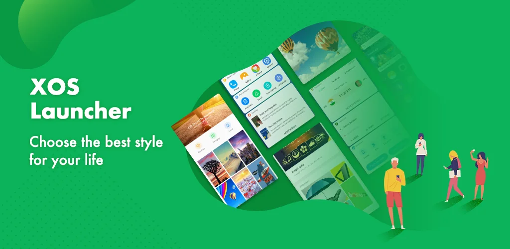 android için XOS Launcher - Cool,Stylish uygulama kapak resmi