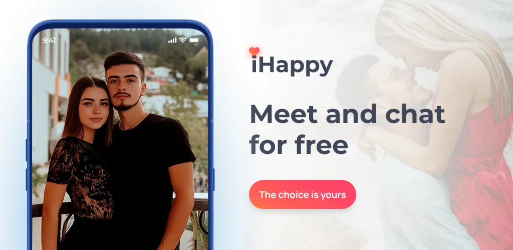Intalniri si chat - iHappy aplicația copertă pentru Android