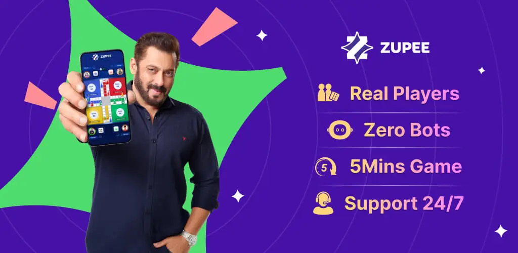 Zupee Ludo Online Fun Games खेल Android के लिए कवर आर्ट