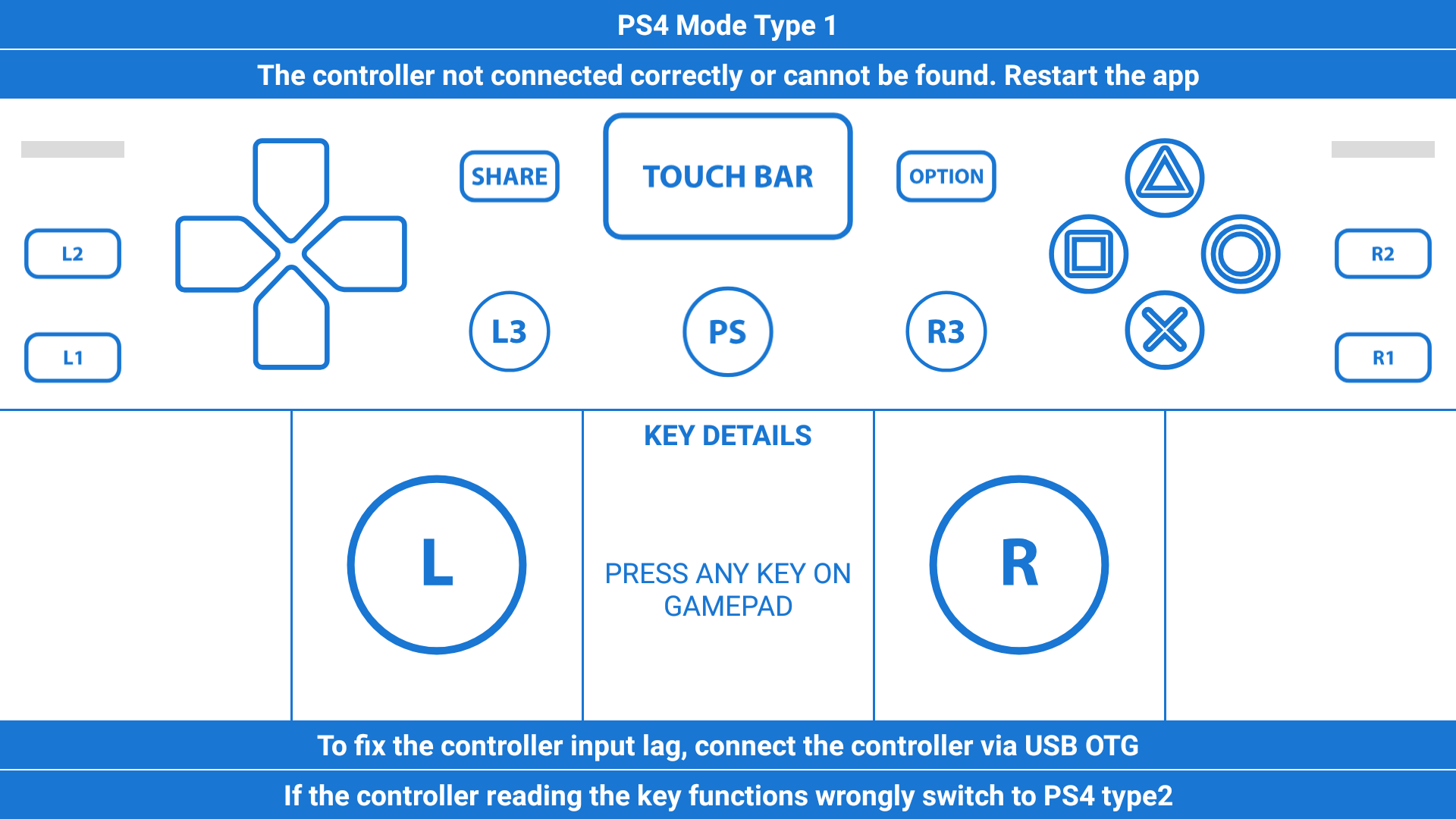 Screenshot Gamepad Tester 3