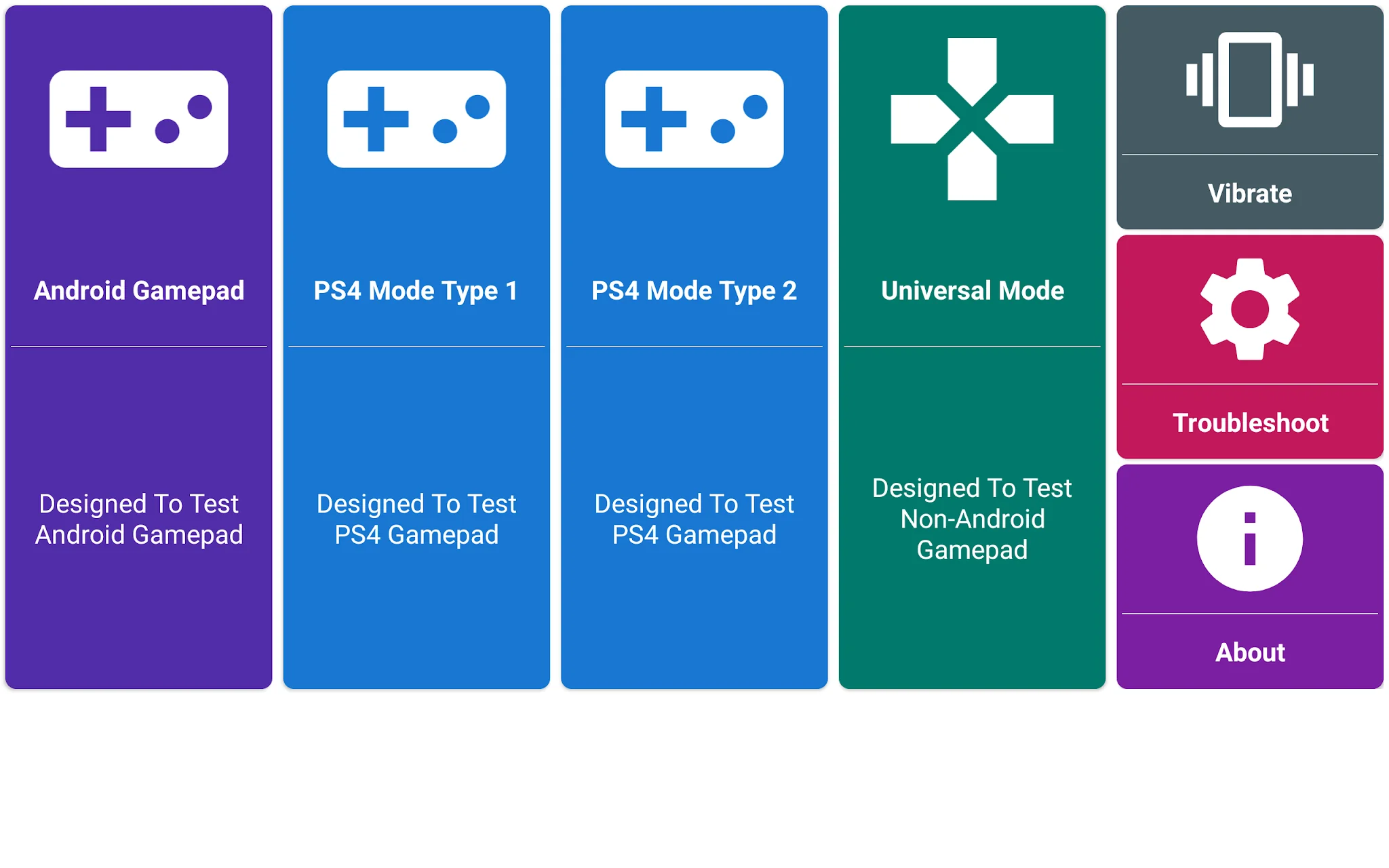 Screenshot Gamepad Tester 7