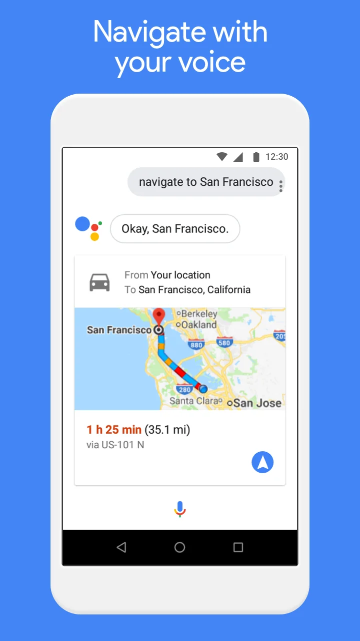 Снимка на екрана Google Assistant Go 2