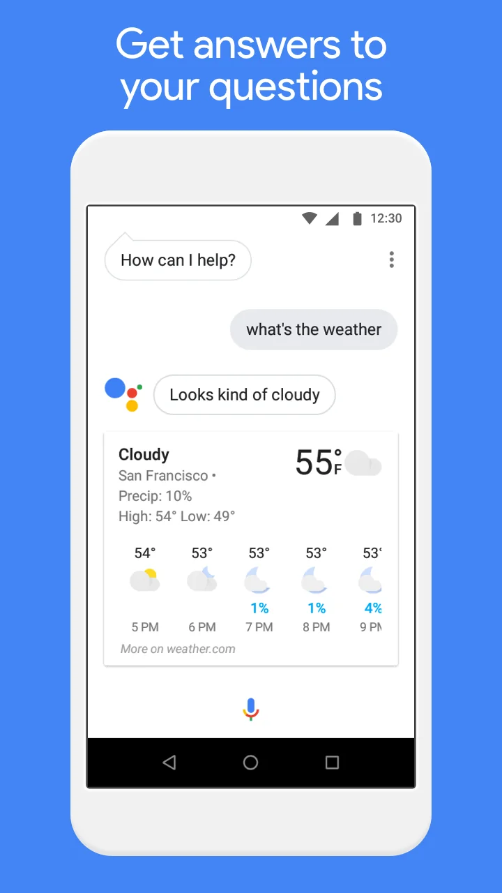 Снимка на екрана Google Assistant Go 3