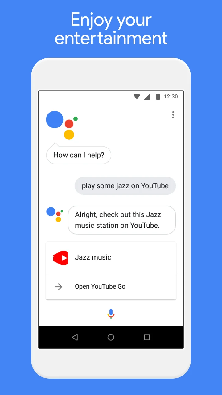 Снимка на екрана Google Assistant Go 5