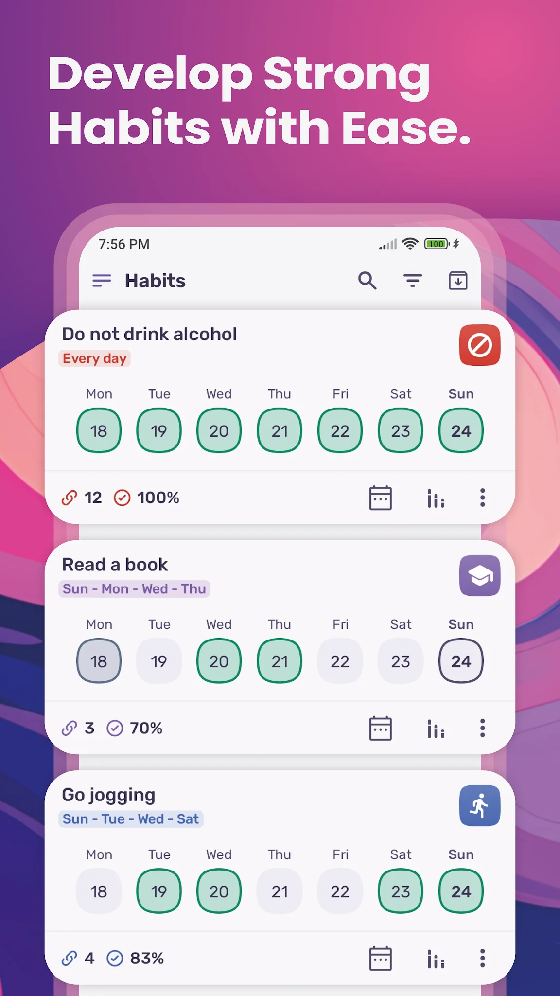 Скриншот HabitNow 2