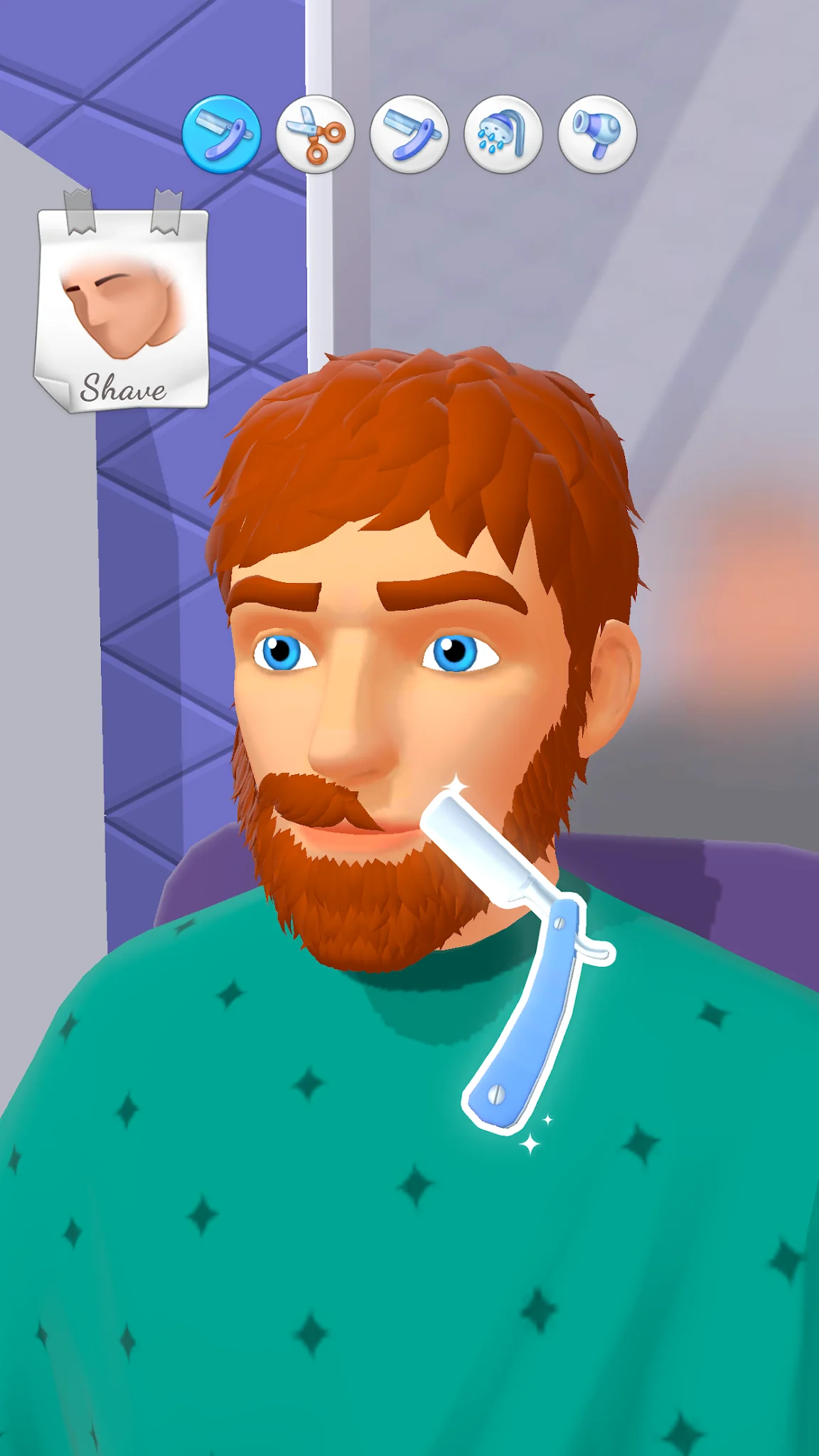Captură de ecran Hair Tattoo: Barber Shop Game 4