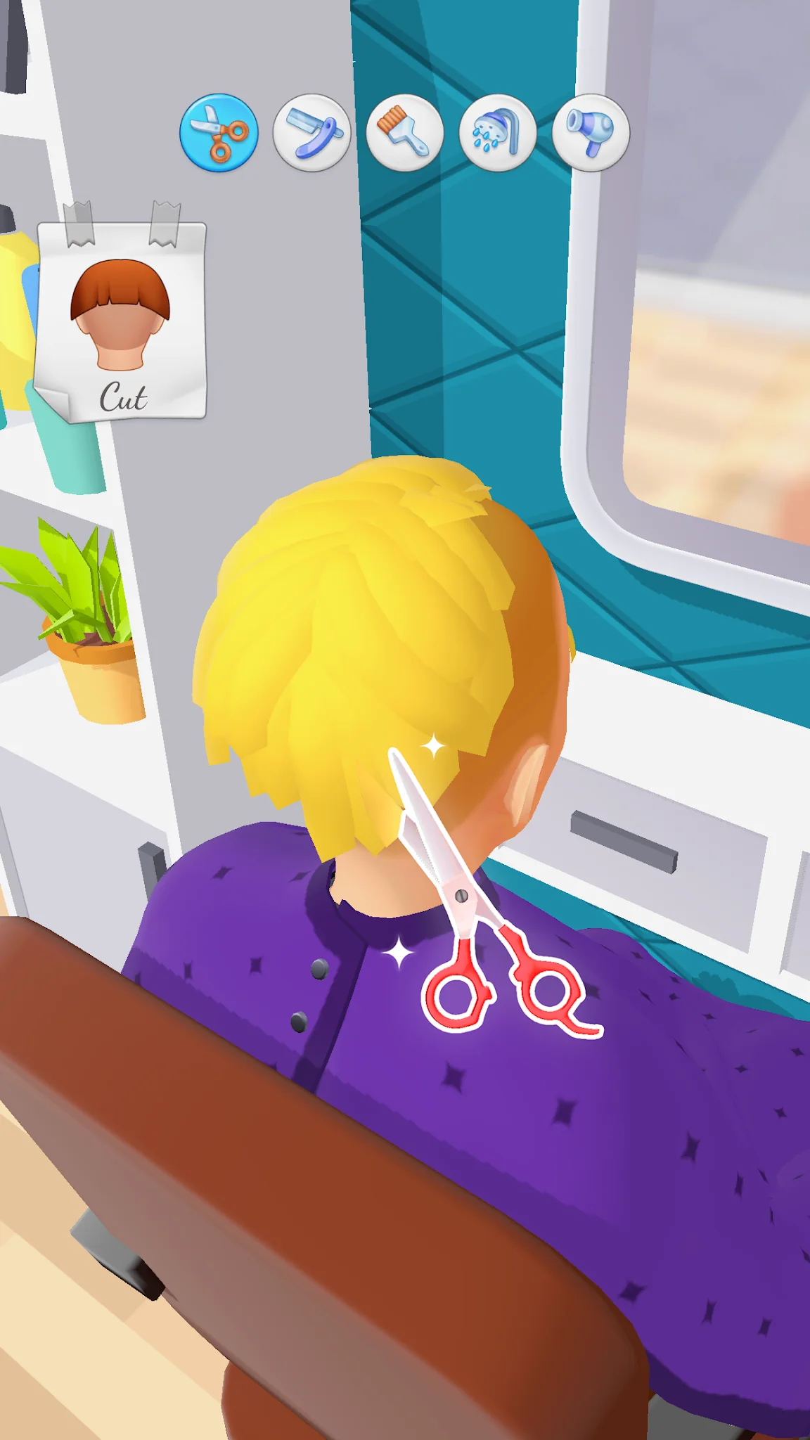 Captură de ecran Hair Tattoo: Barber Shop Game 6