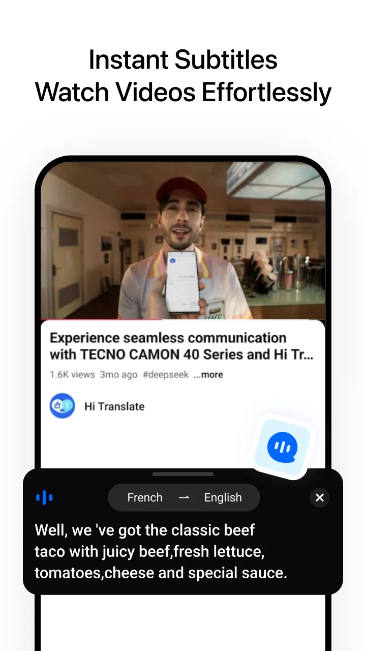 Скриншот Hi Translate - Переводчик чата 5