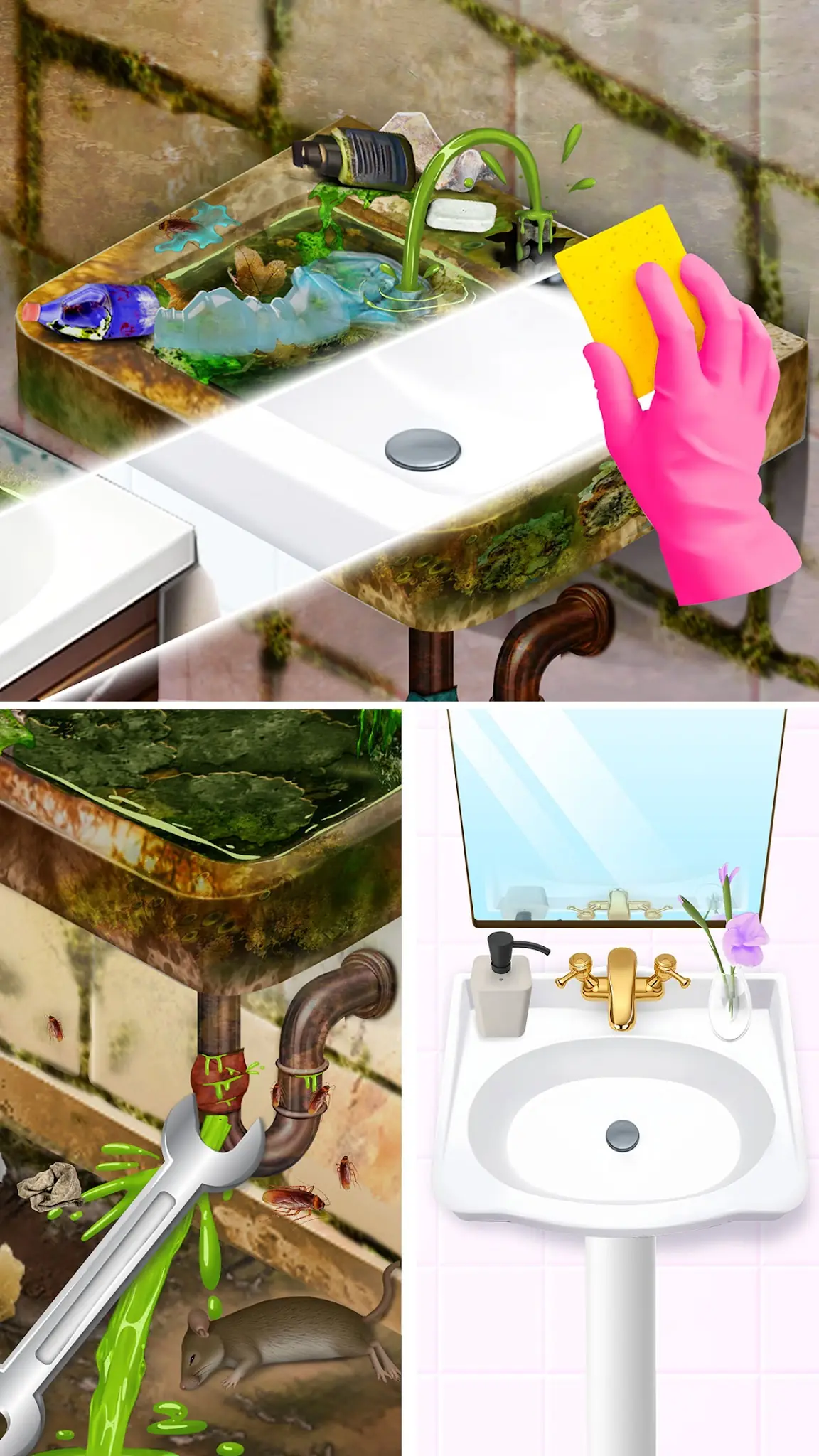 لقطة شاشة Home Makeover: ASMR Game %د