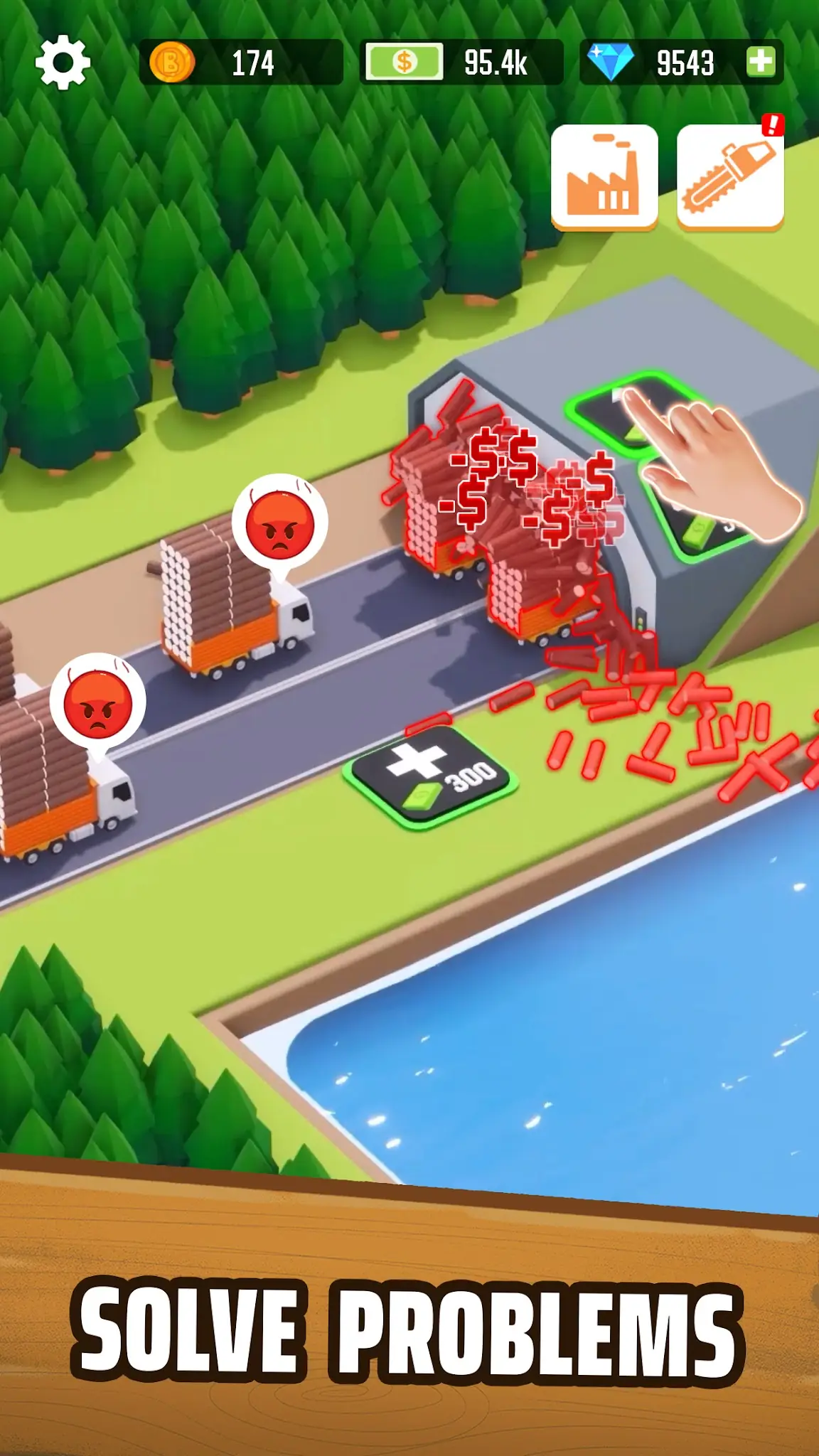 Tangkapan layar Idle Lumber: Business Empire 1