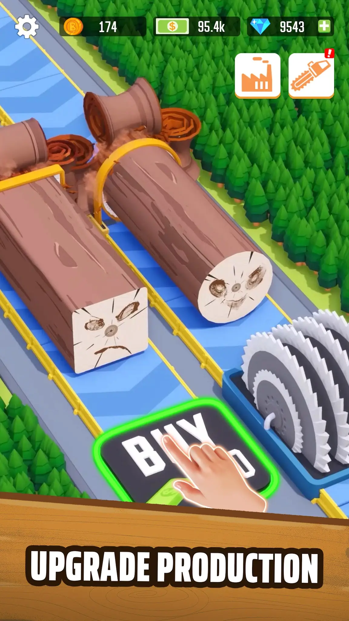Tangkapan layar Idle Lumber: Business Empire 2
