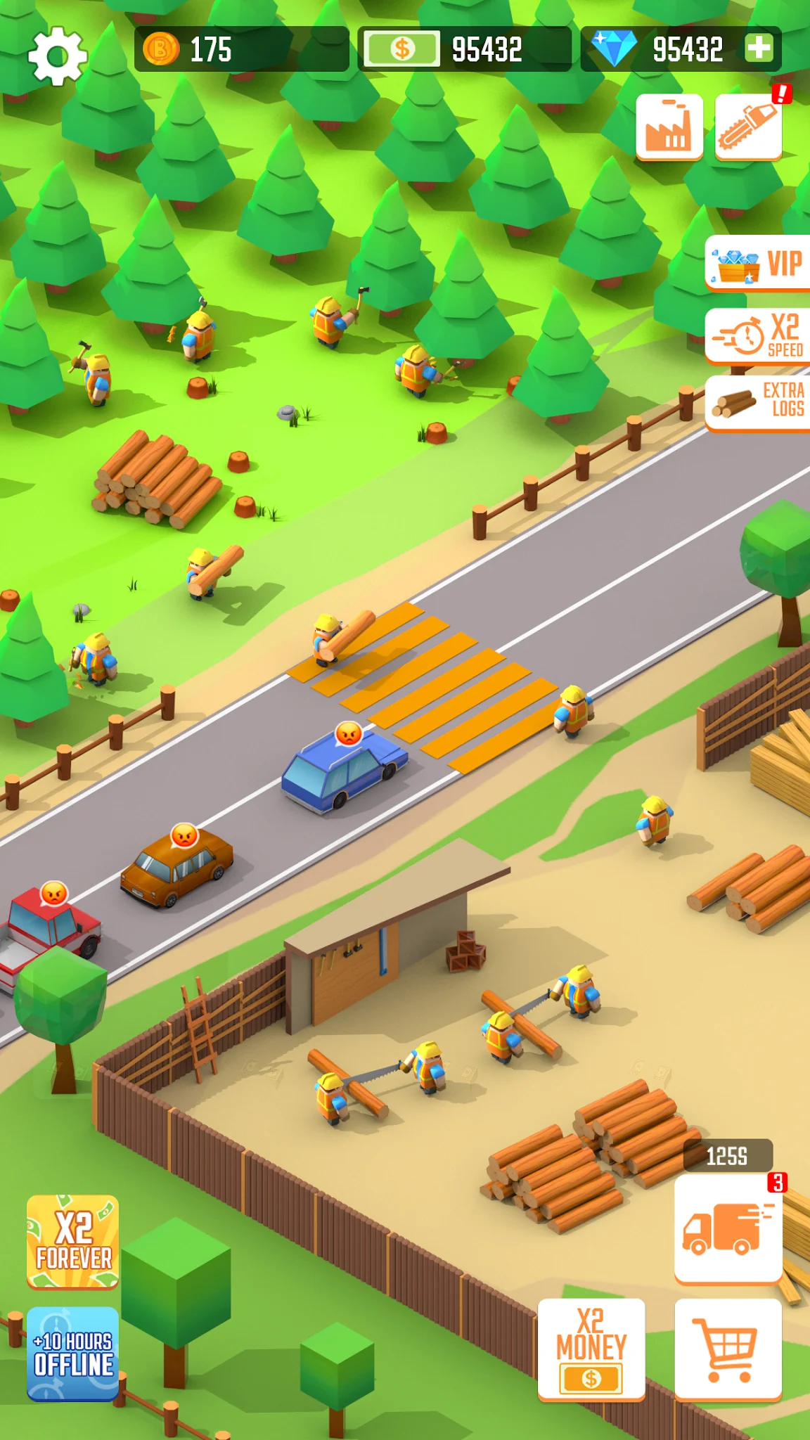 Tangkapan layar Idle Lumber: Business Empire 7