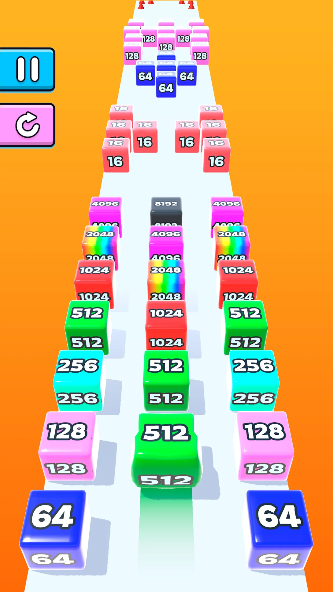 ภาพหน้าจอ Jelly Run 2048 2