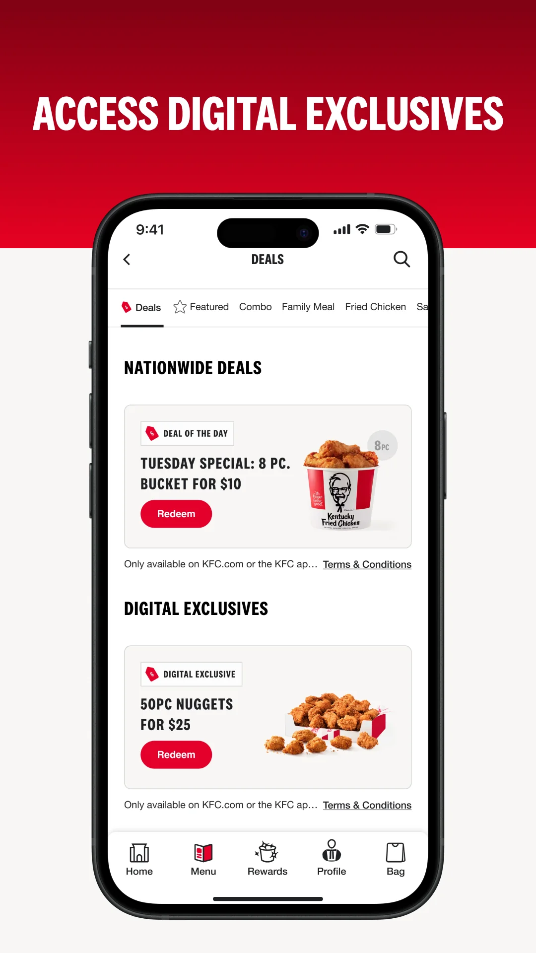 Скриншот KFC US - Ordering App 7