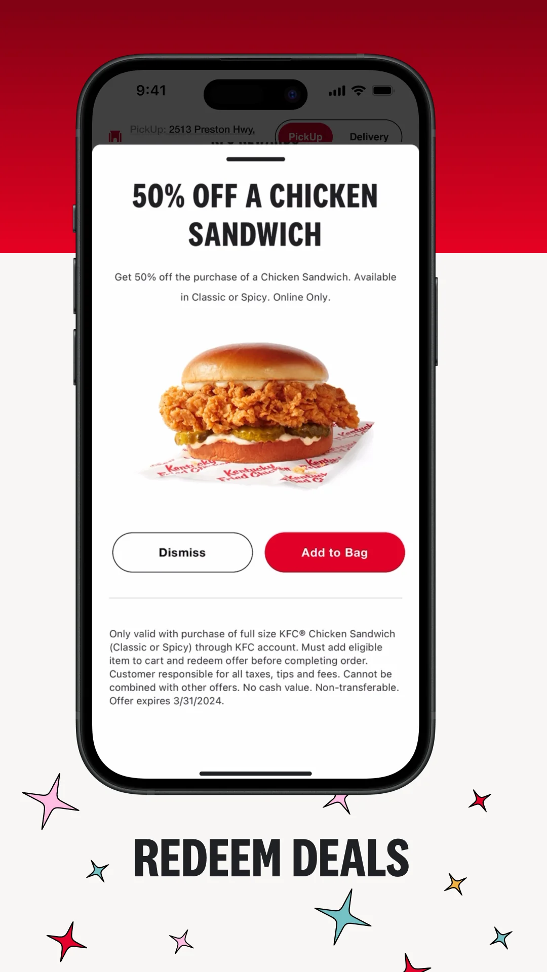Скриншот KFC US - Ordering App 8