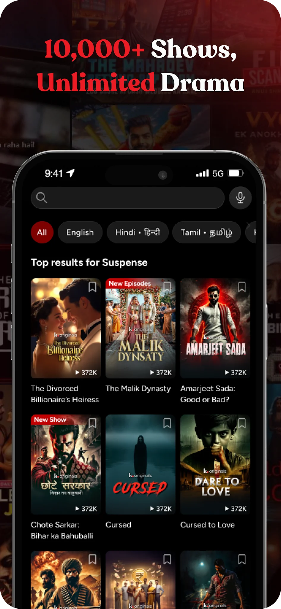 스크린샷 Kuku TV: Reel Shows & Movies 7