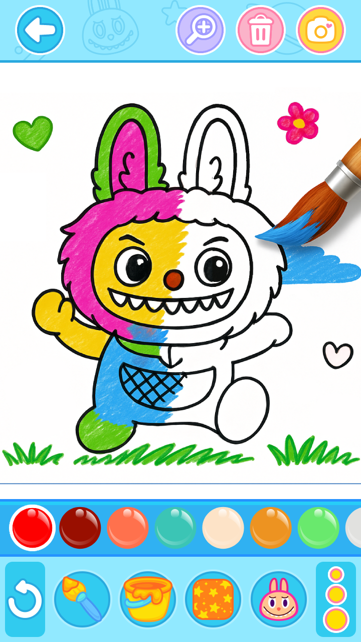 Скриншот Labubu Coloring Games for Kids 2