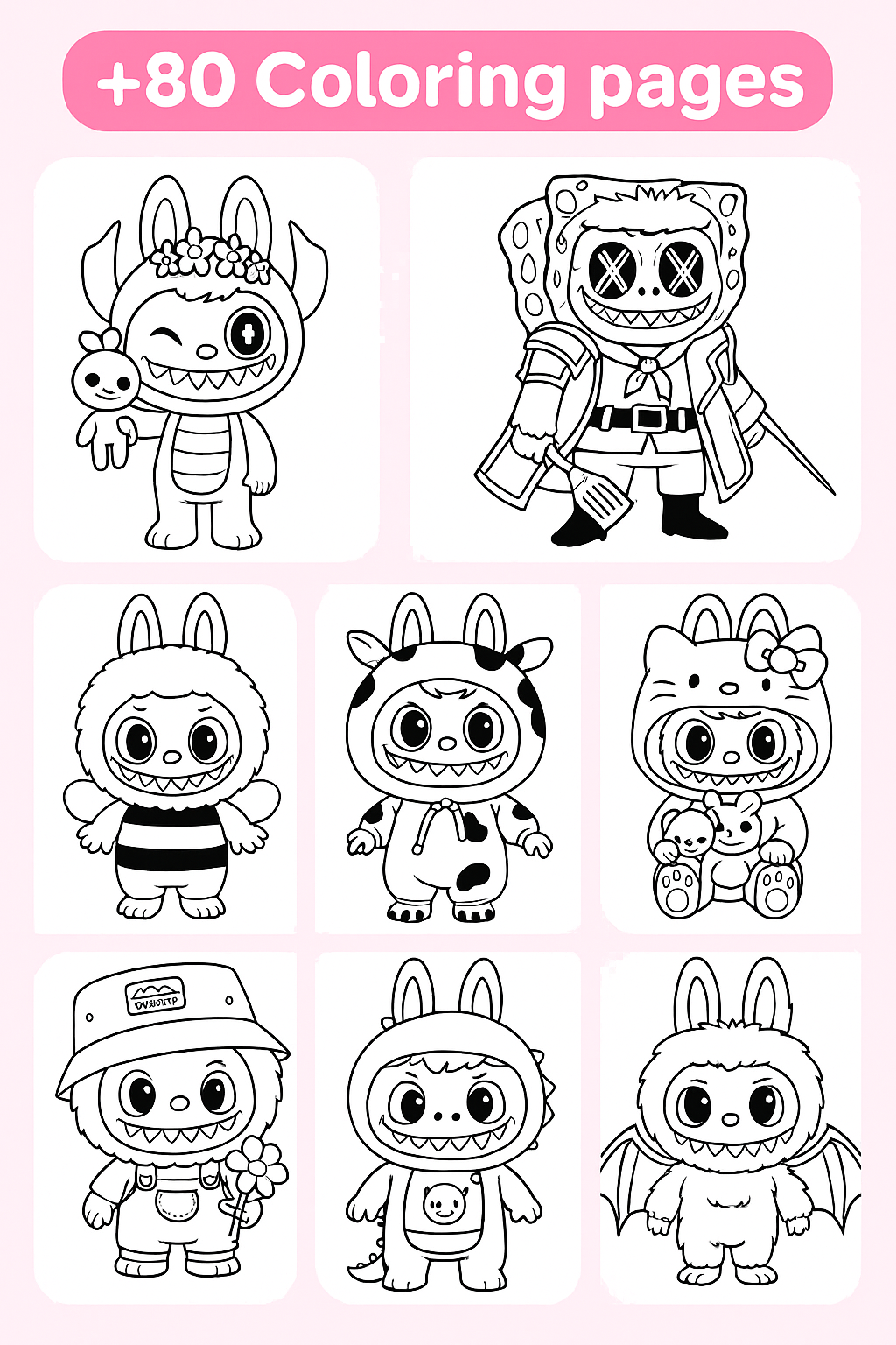 Скриншот Labubu Coloring Games for Kids 4