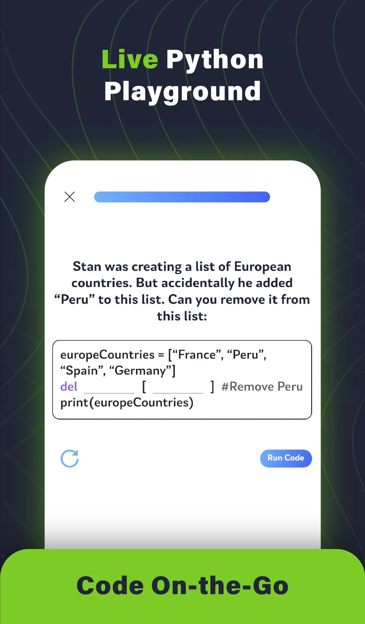 Screenshot Learn Python 4