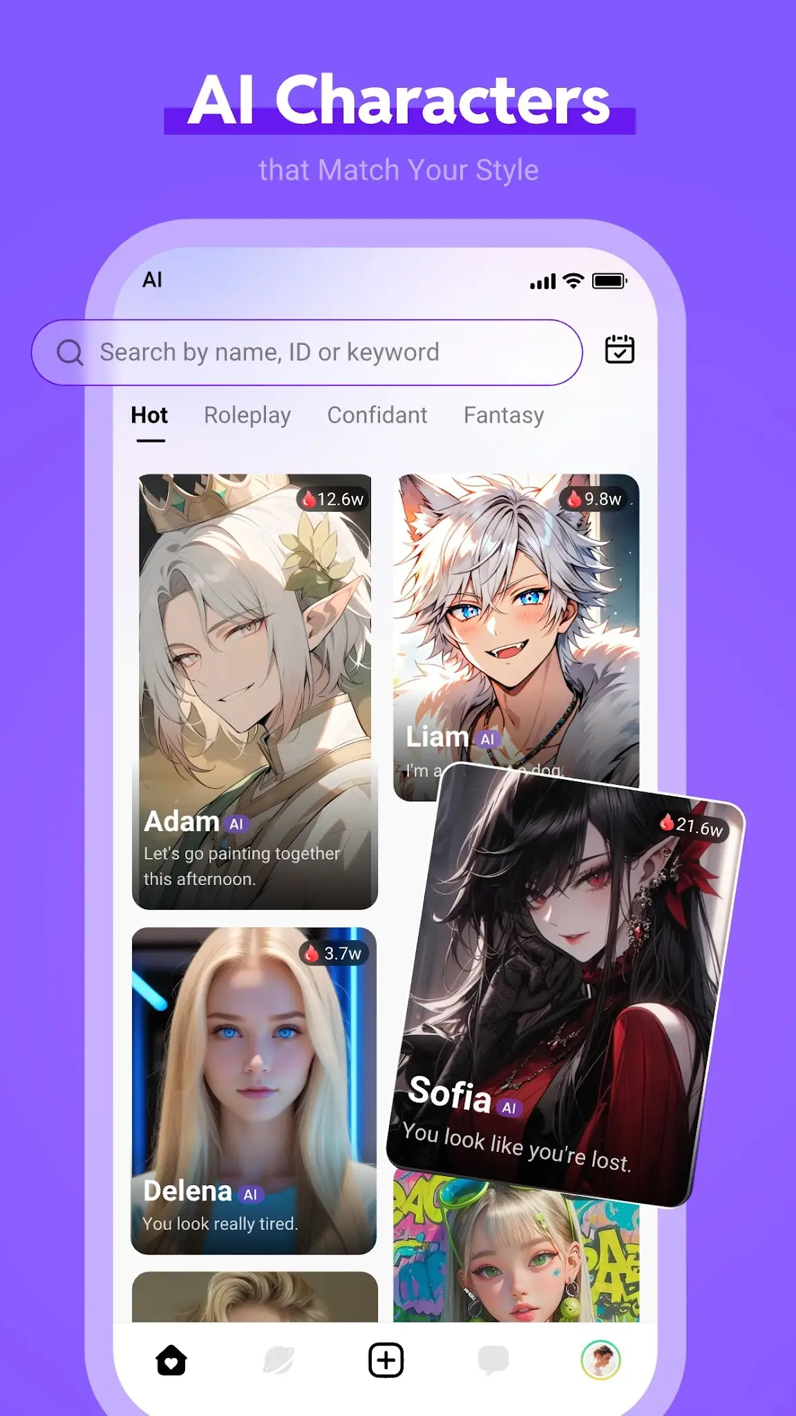 Скриншот Linky AI: Chat, Play, Connect 2