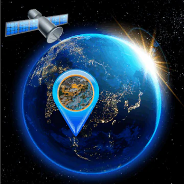 Biểu tượng Bản Đồ Vệ Tinh & GPS Trực Tiếp