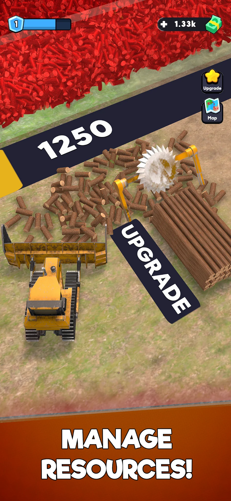 Ảnh chụp màn hình Idle Lumber Chopper Empire Inc 1