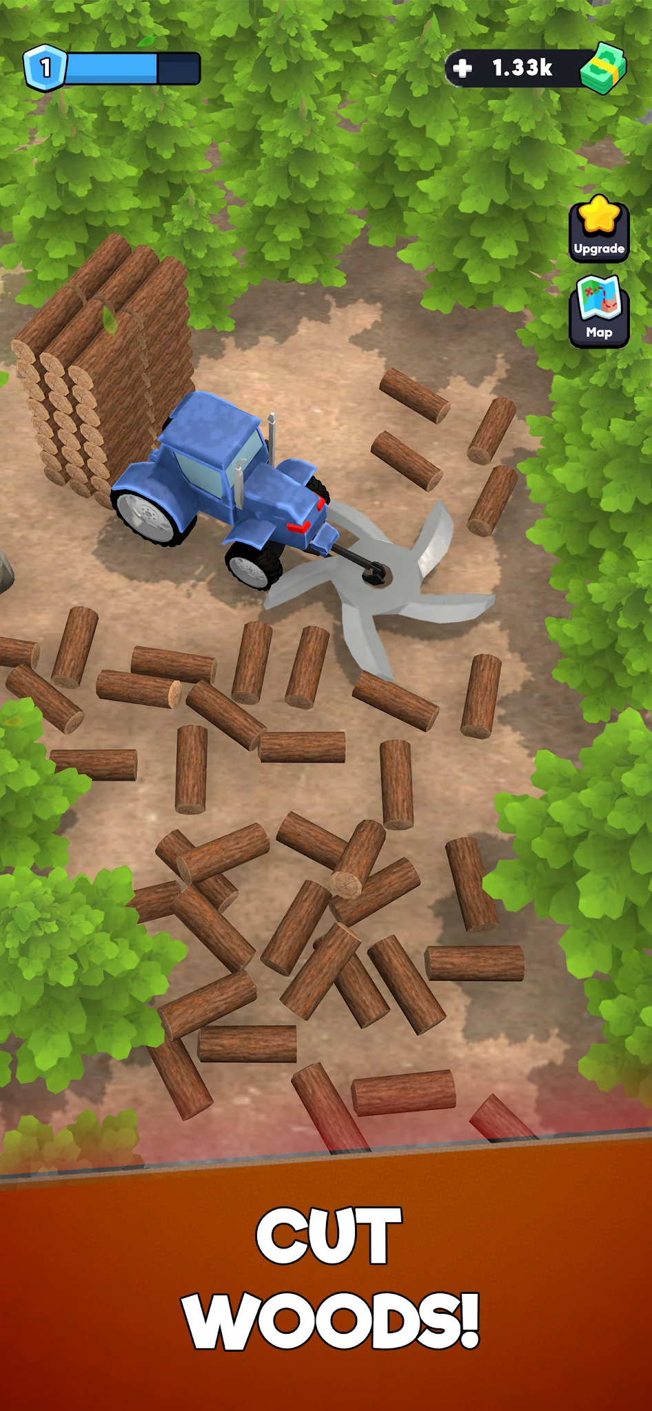 Ảnh chụp màn hình Idle Lumber Chopper Empire Inc 2