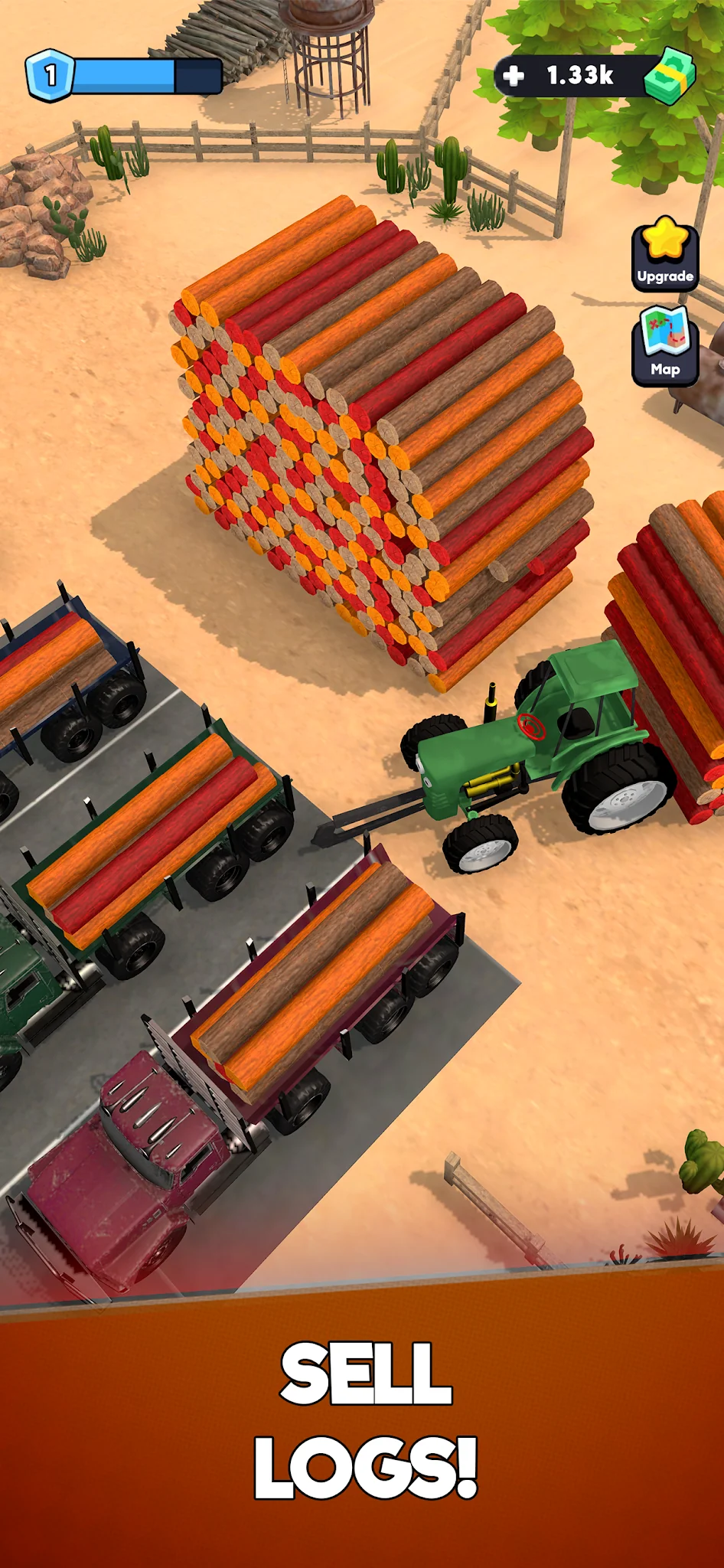 Ảnh chụp màn hình Idle Lumber Chopper Empire Inc 4