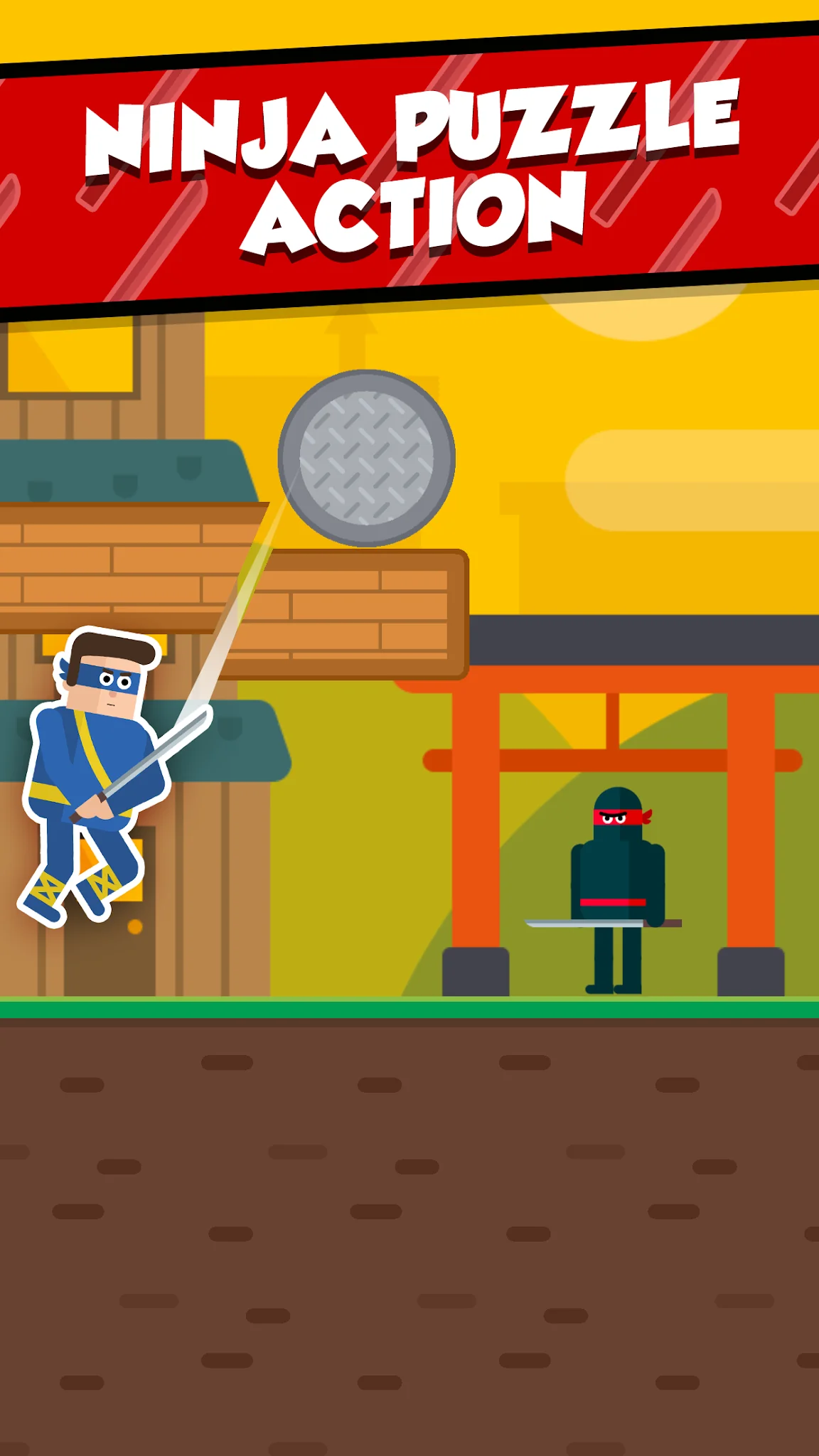 Snímek obrazovky Mr Ninja - Slicey Puzzles 1