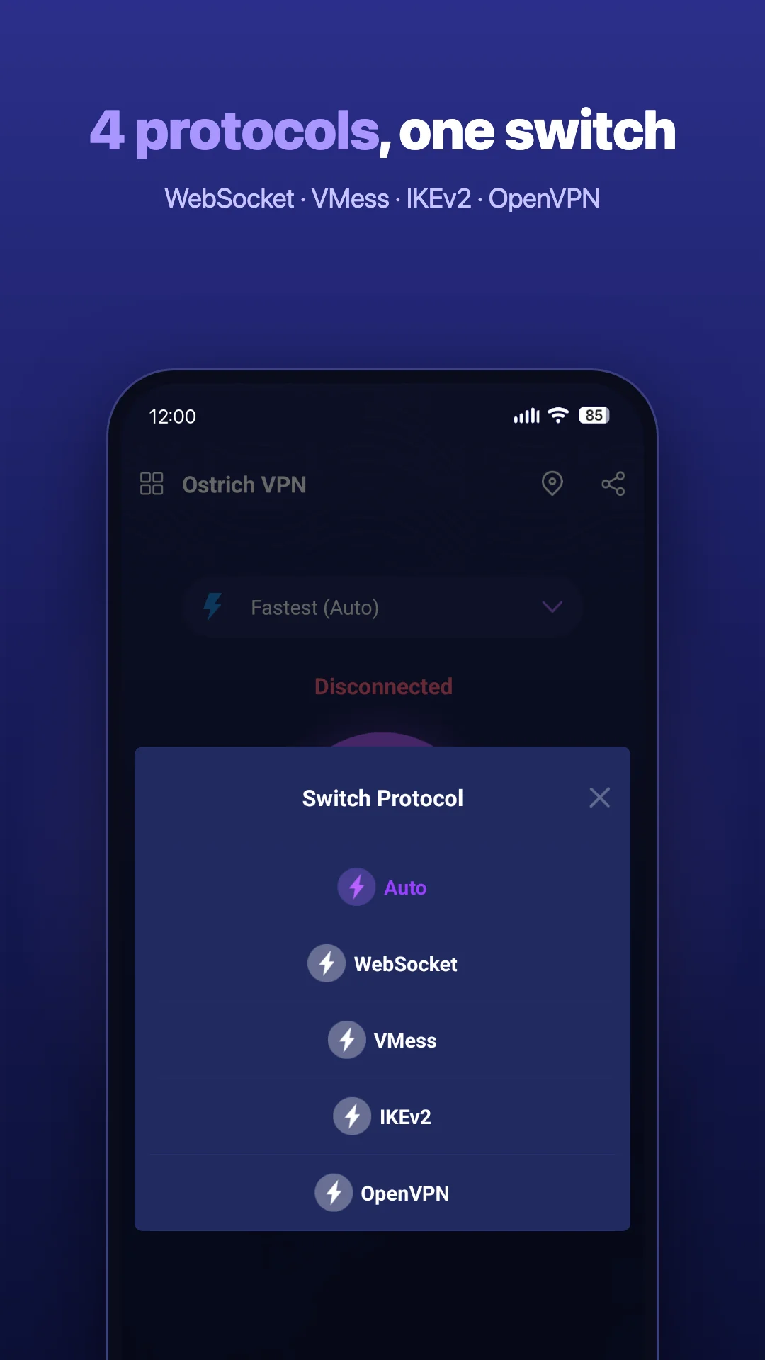 لقطة شاشة 3 لـ Ostrich VPN