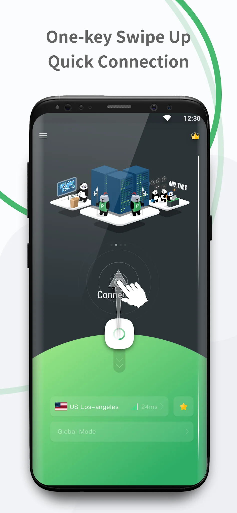 Captura de tela PandaVPN: Rápida VPN Ilimitada 1