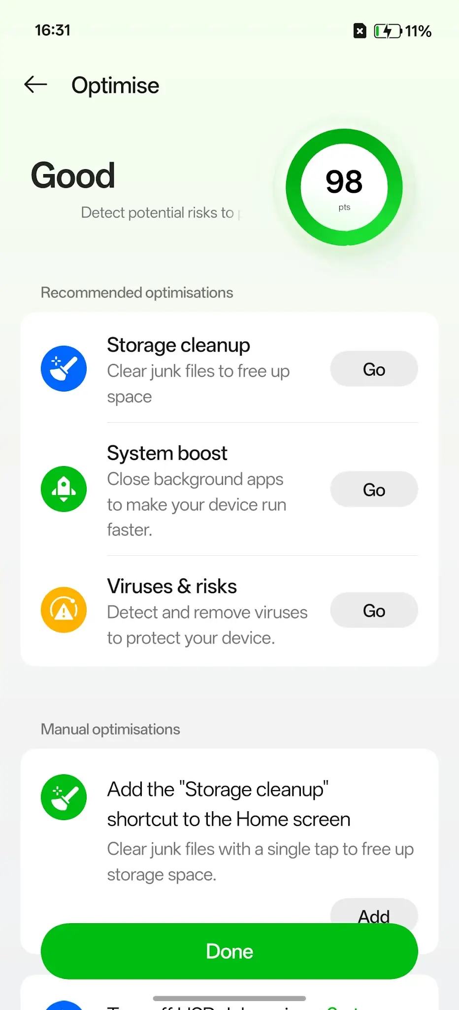 Ekran Görüntüsü Phone Manager 2