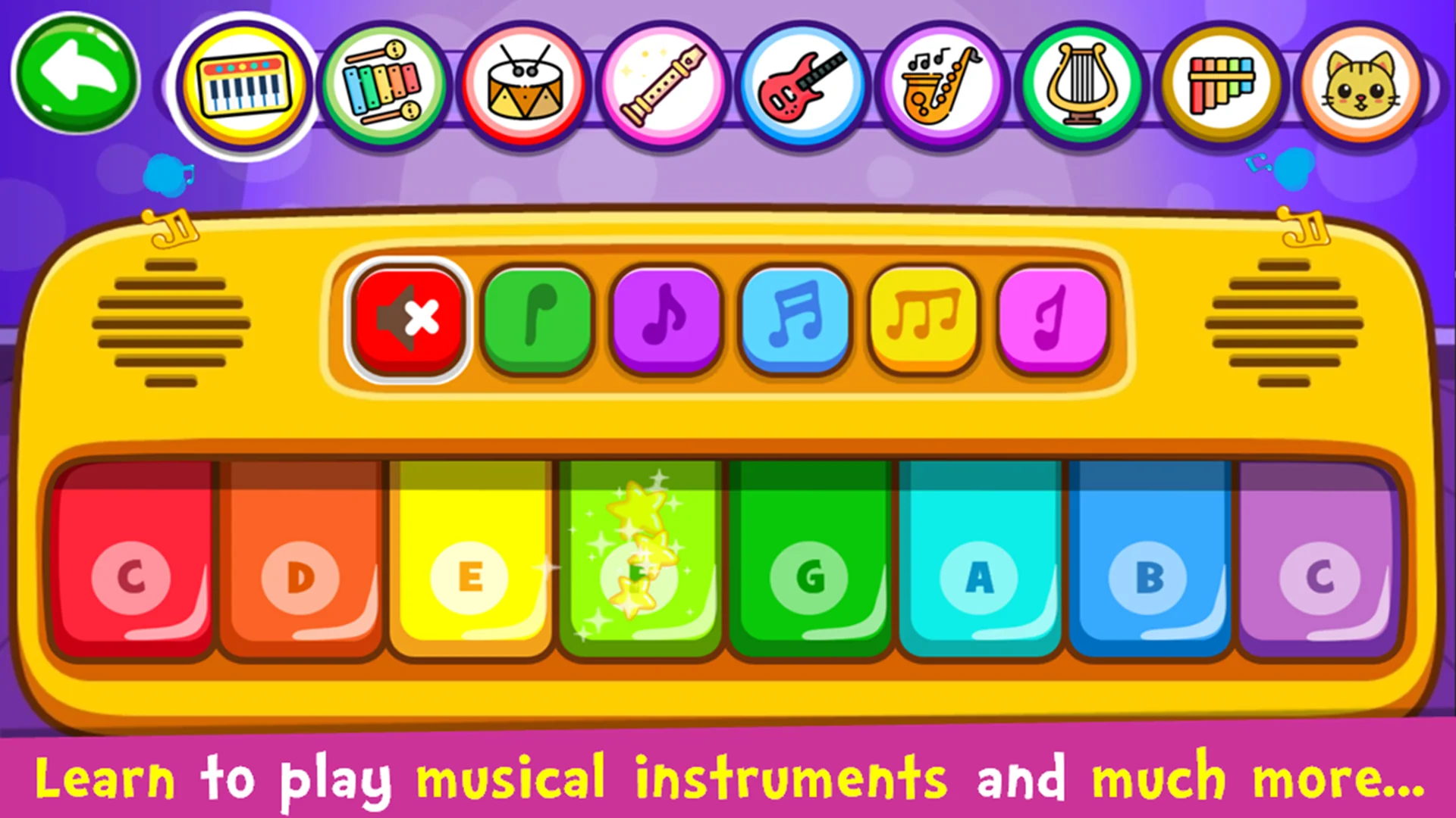 Tangkapan layar Piano Anak - Musik dan lagu 1