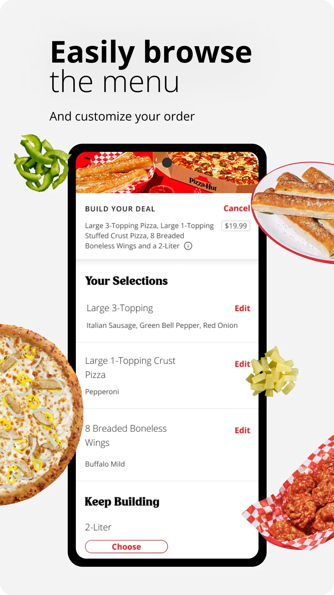 Tangkapan layar Pizza Hut 3